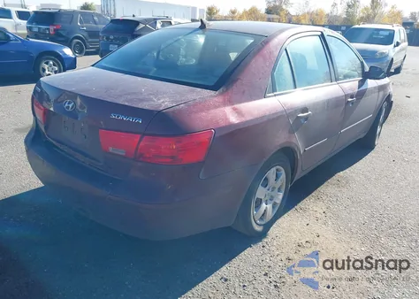 2009 Hyundai Sonata Gls from USA, damaged, VIN 5NPET46C89H516547